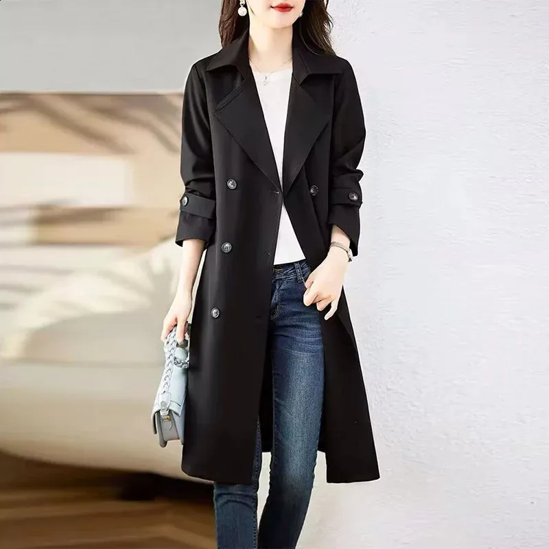 Elegant Long Trench Coat - Premium Quality Women's Dress Coat for Spring &  Autumn - Shop Now! from Dhgate Women's Trench Coats - price 121.16