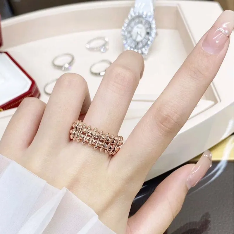 Jewelry Woman Luxury Classic Nail Ring Designer Ring Fashion Unisex Gold Ring Jewelry Valentine s Day Gift Designer Jewellery