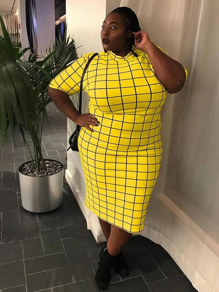 Women Summer Dress Short Sleeve Casual Plus Size Dresses