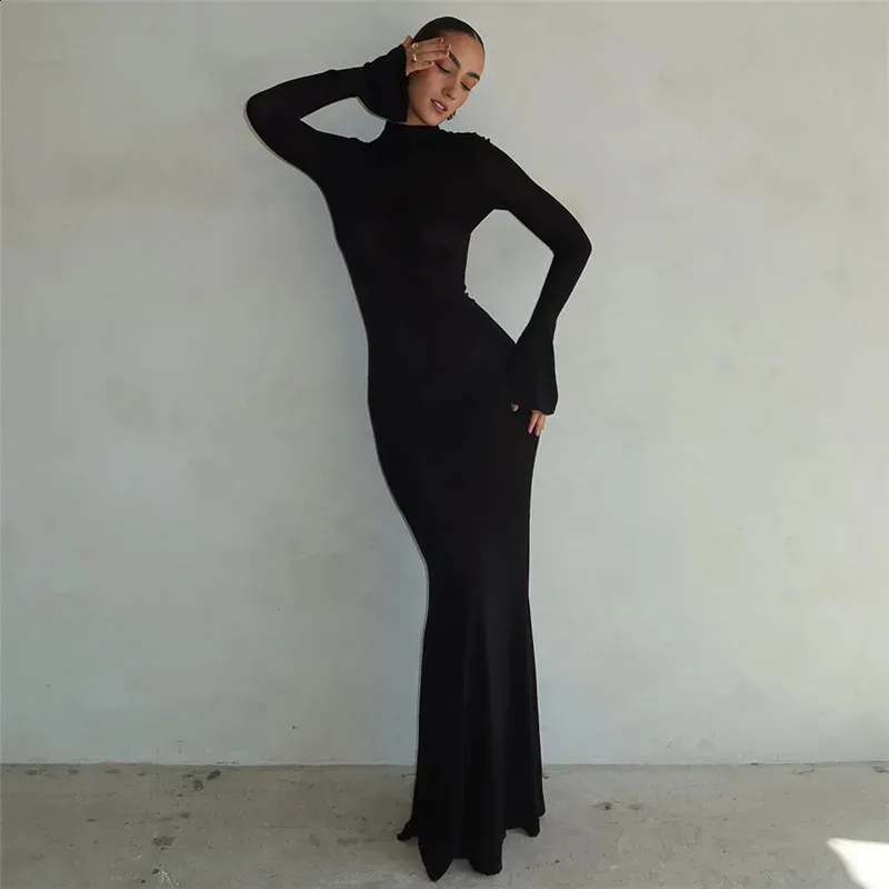 blue dress for baby girl Tatum Maxi Dress | Color: Black main image 1