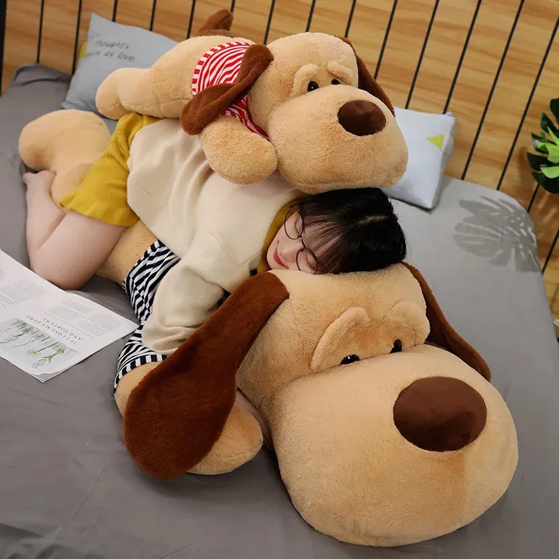 DHgate Super Soft Plush Giant Dog Toy Cuddle Pillow Kawaii Decor Kids Gift 240813 Toys Gifts