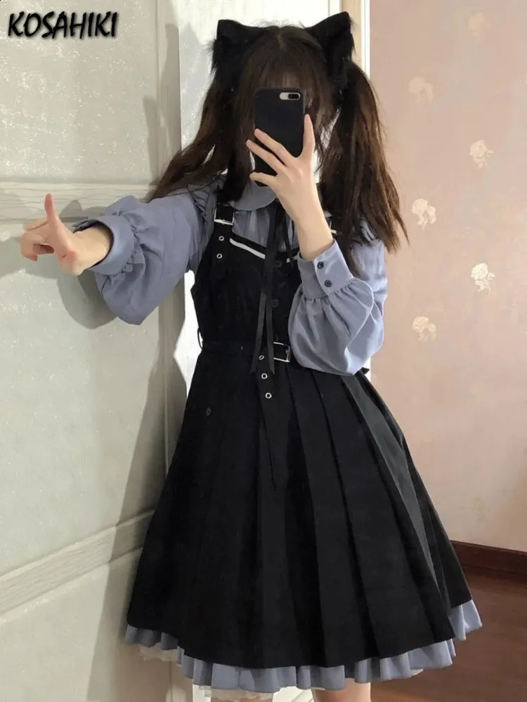 Sweet Lolita Style 2-Piece Outfit: Cute Suspender Skirt Set Shop  Now! Premium Quality!