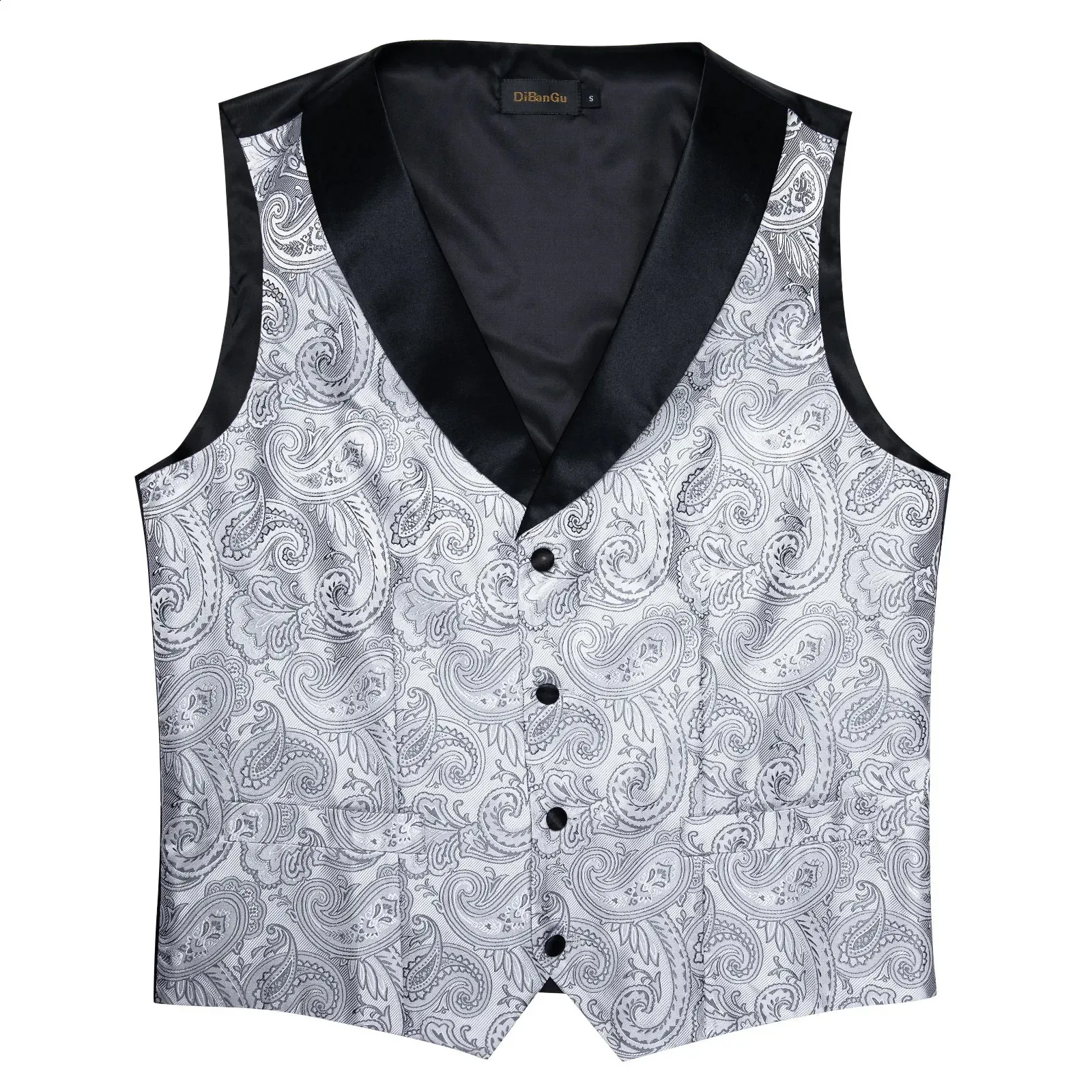 Mens Clothing Paisley And Gray Vest Deluxe Paisley Wedding Suit