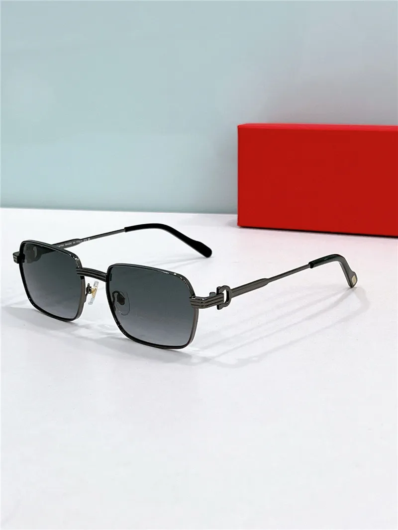 Square Metal Frame Sunglasses With UV400 Protection ... From  display picture 1