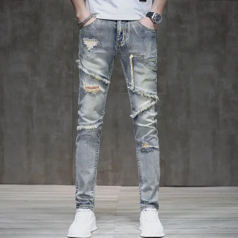 Ripped Jeans Trendy Mens Jeans 2019 Aoochasliy Mens Jeans