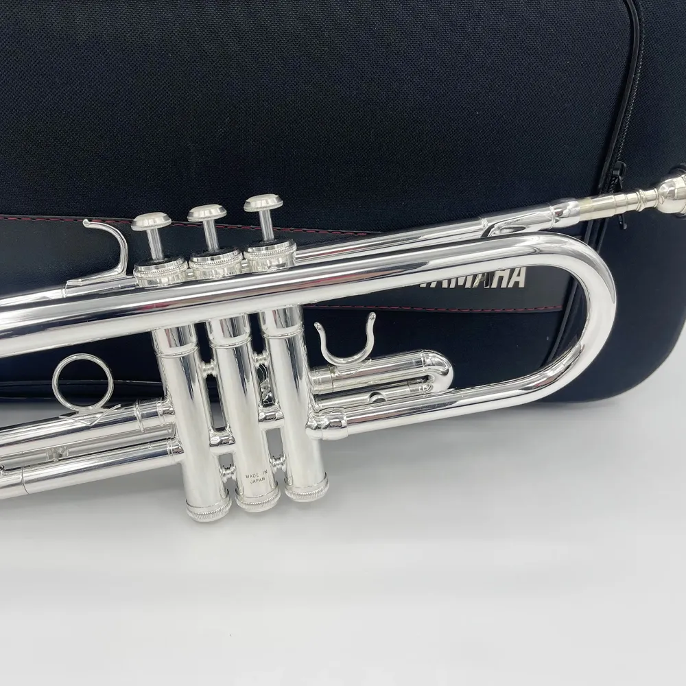 New YTR-9335 Bb Silver Plated Brass Trumpet Musical Instrument Professional Performance with case