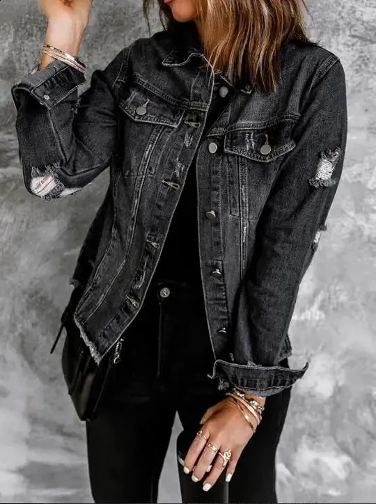 y2k punk gimmick far blouson black ジャケット・アウター