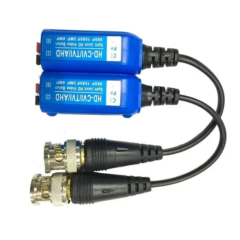 YACSEJAO 8MP Passieve HD BNC Video Balun Transceiver Zender CVI/TVI/AHD