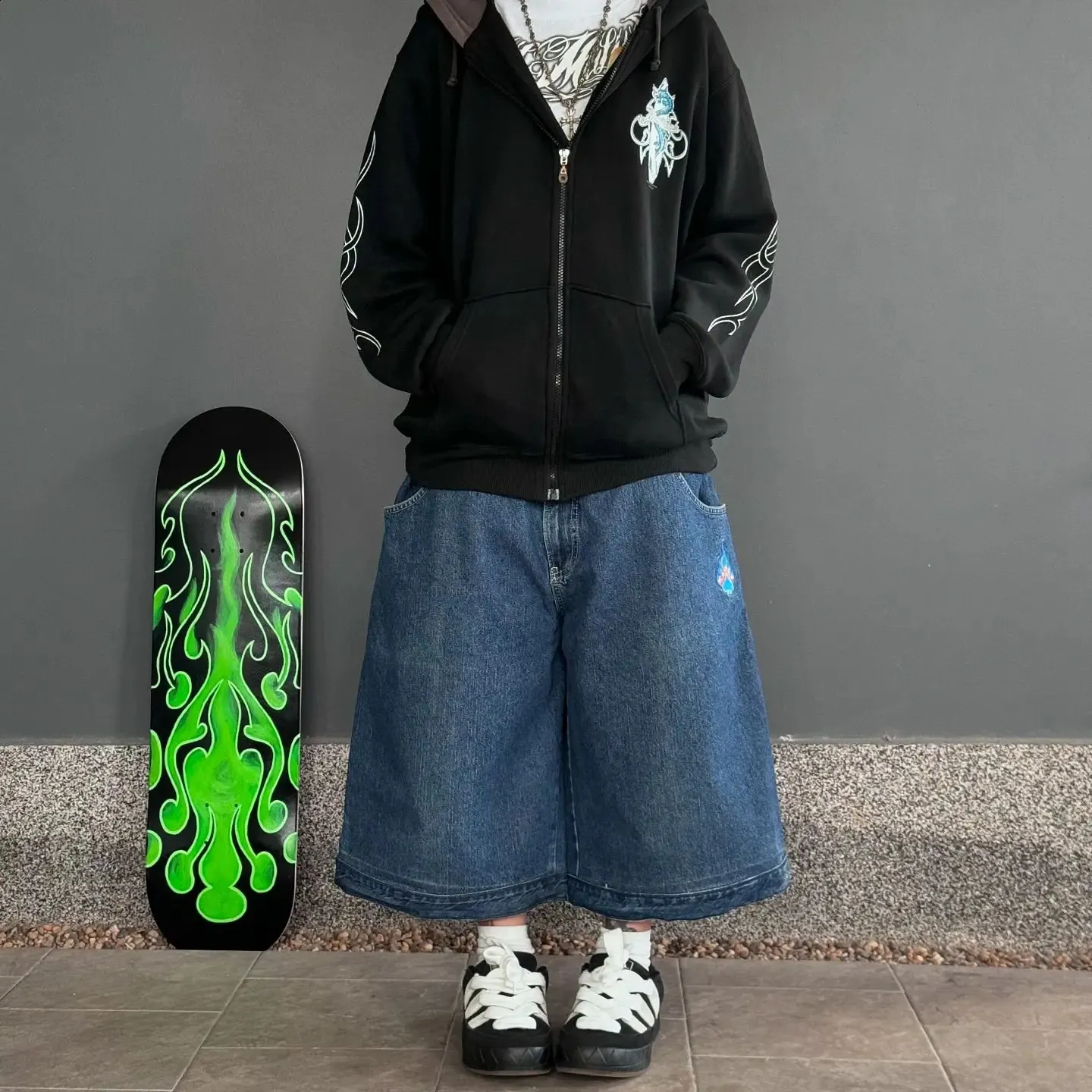 Hip Hop Oversized Baggy baggy jeans with Seven Points, JNCO Hip Hop Oversized Baggy baggy jeans with Seven Points, JNCO