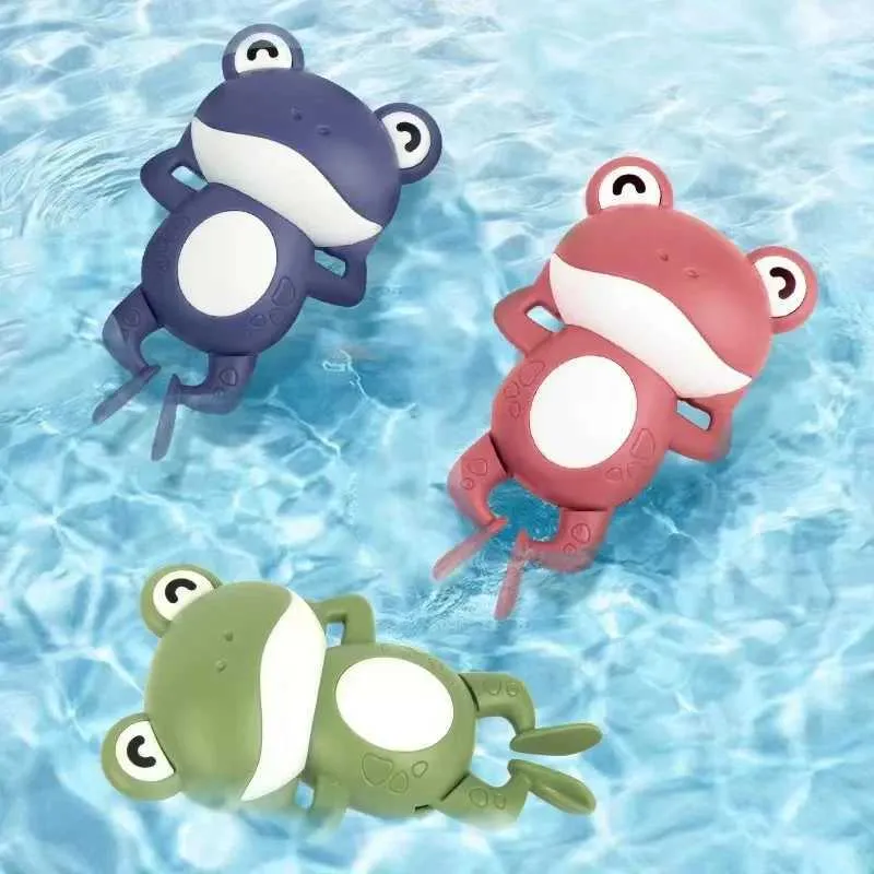 Wind Up Swimming Frog Bath Toy Interactive Fun For Babies Toddlers wind-up-swimming-frog-bath-toy-interactive-fun-for-babies-toddlers
