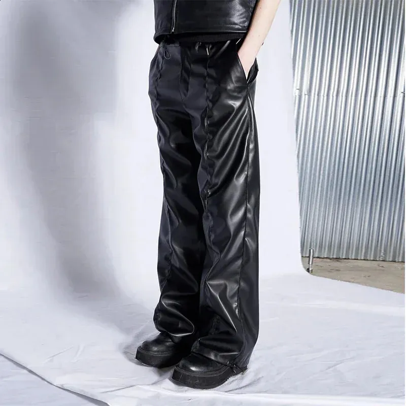 パンツ LAST NEST BAGGY LEATHER CARGO PANTS FAUX LEATHER CARGO PANTS V2 / BLACK | detail-online-store