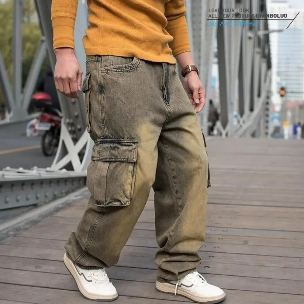 Cargo Pants Mens Stylish Jeans Pant Distressed Cargo Jeans For Men