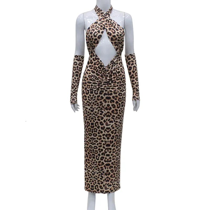 Sexy high collar cross hollow backless elegant evening dress Sexy high collar cross hollow backless elegant evening dress