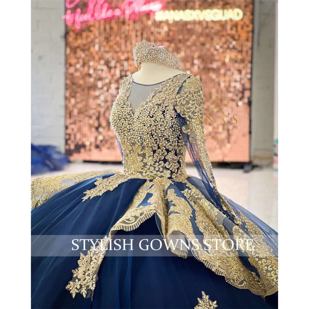 princess polly baby blue dress Gold Blue Quinceanera Dresses main image 1