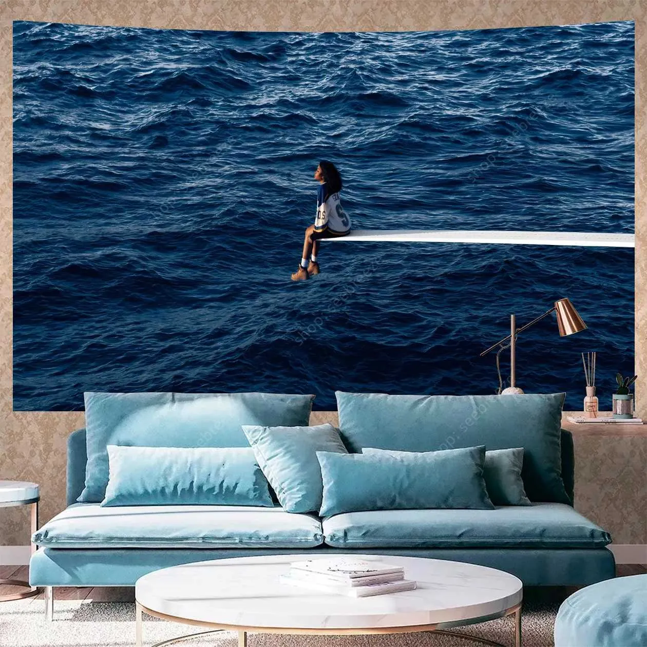 SZA Album Flag Tapestry 100% Cotton Woven Jacquard Wall Decor for
