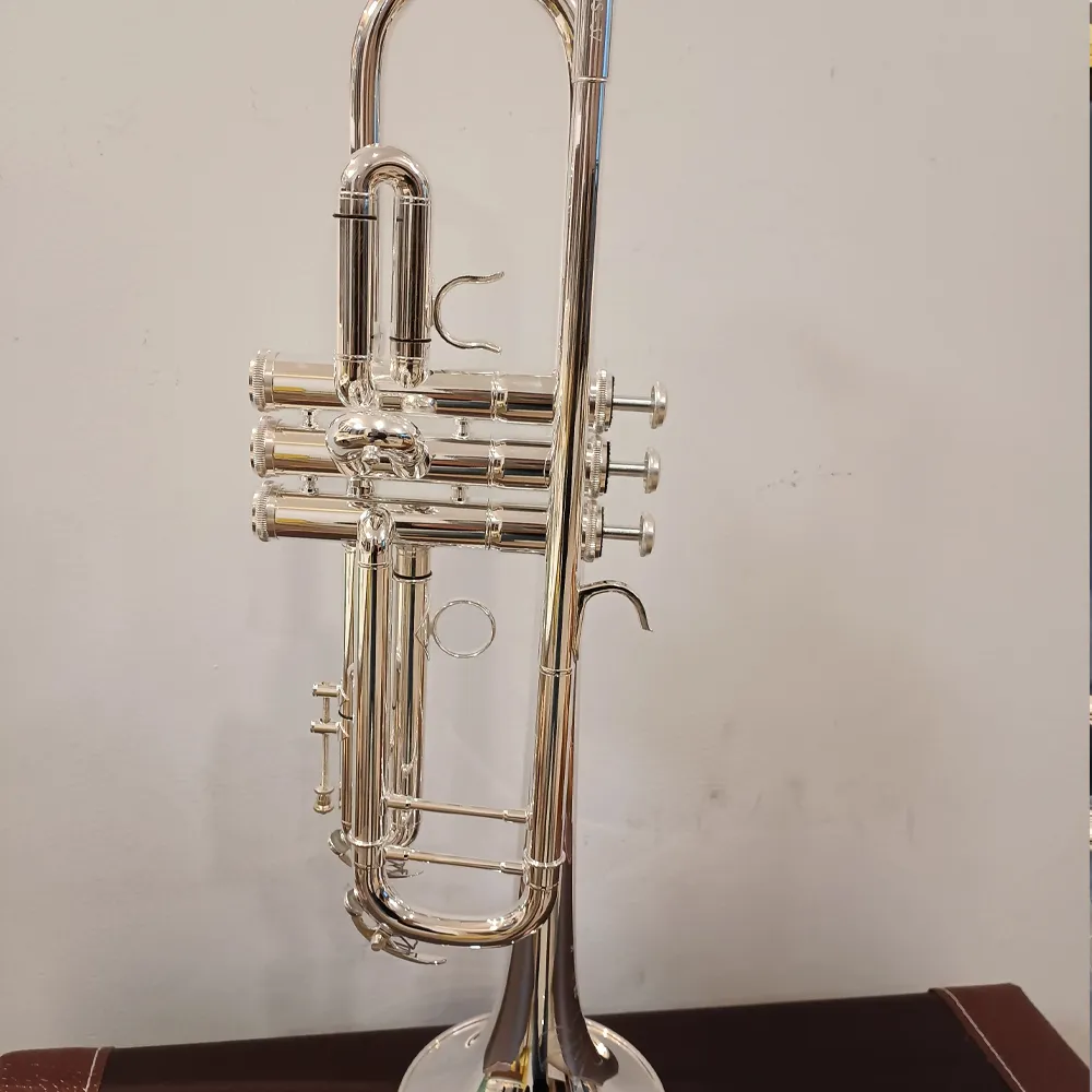 Trumpet Model 37: Silver Plated Bb Brass Trumpet With... From ...