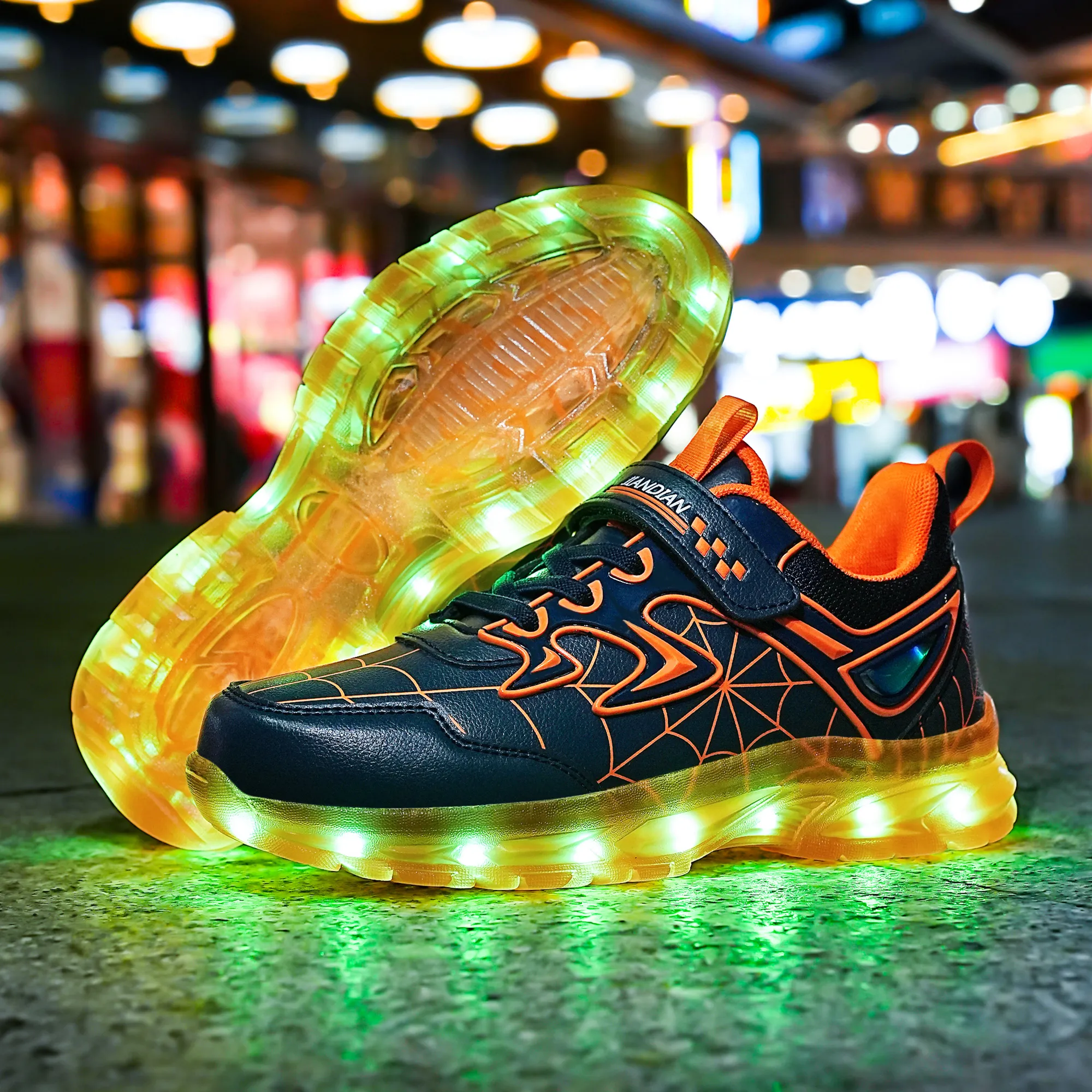Light Up Sneakers: USB Rechargeable Kids Shoes Best Gift for Birthday,  Christmas, Halloween! Shop Now! - Main Image