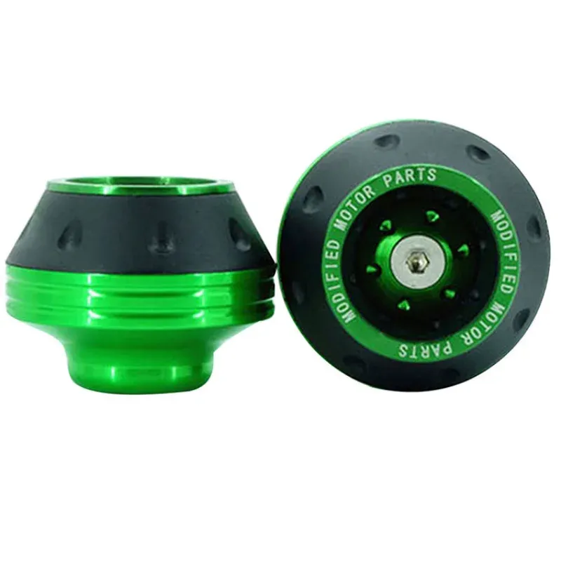 CNC Aluminum Front Fork Frame Sliders 2pcs Wheel Motorbike Falling Protection Scooter Moped Motorcycle Accessories Durable