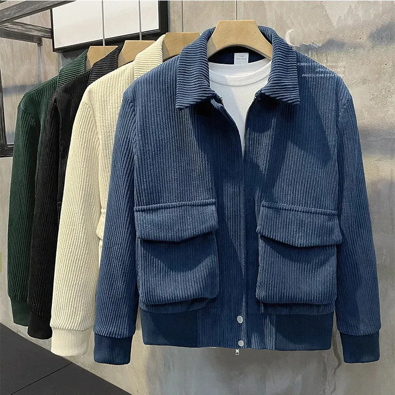 Korean Fashion Corduroy Slim Fit mens jackets for Men Korean Fashion Corduroy Slim Fit mens jackets for Men