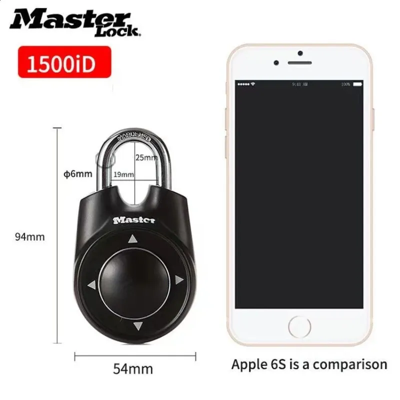 Portable Combination Padlock - Keyless Directional Lock for Gym, School ...