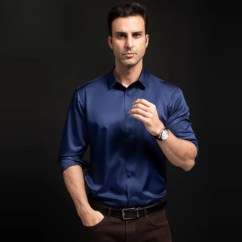 Mens Satin Dress Shirts, Lightweight Dress Shirt ... From Eshinestore,  $10.28 | DHgate.Com