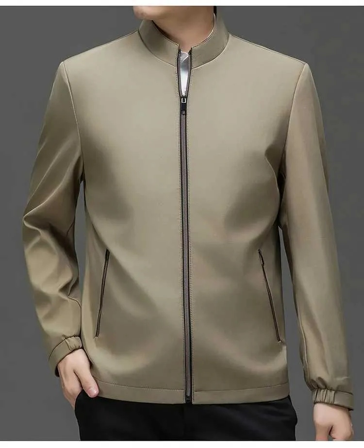 国内で当店のみ FRKM SCD - Minimalist Stand Collar Jacket Men's Designer Stand Collar Autumn bomber jacket