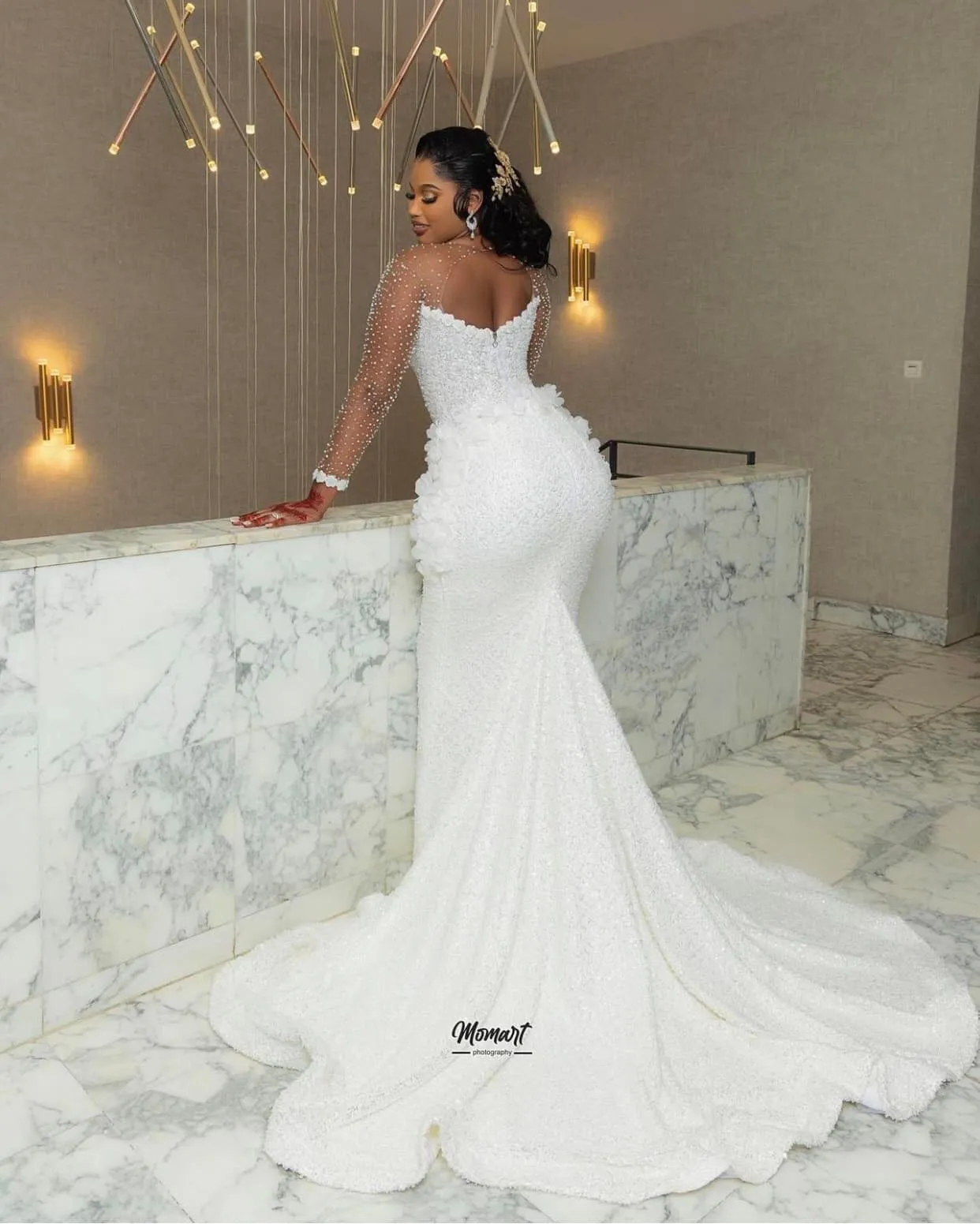 African Aso Ebi 2024 Ivory Mermaid Wedding Dress... From Chic_cheap, $274.23 | DHgate.Com African Aso Ebi 2024 Ivory Mermaid Wedding Dress... From Chic_cheap, $274.23 | DHgate.Com