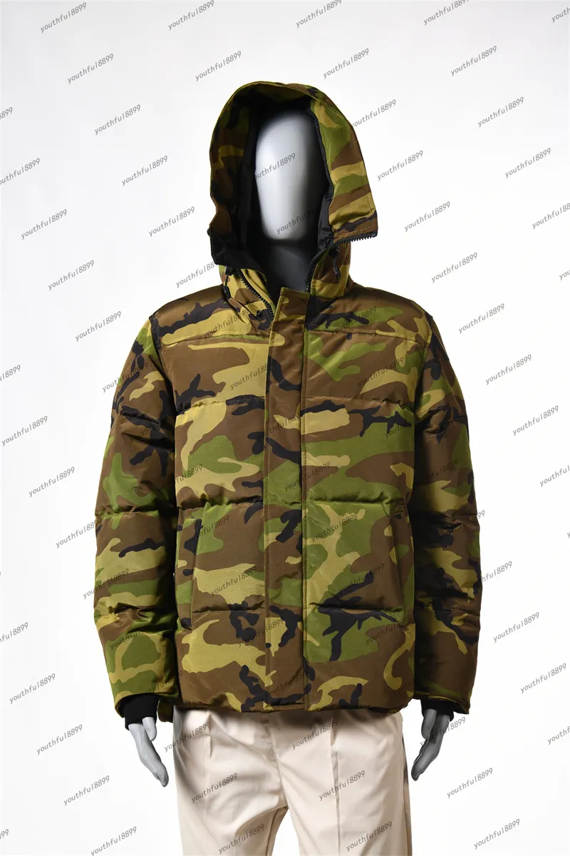 Vinterjacka för herr parka med luva och fuskpäls outdoor_voghion.com