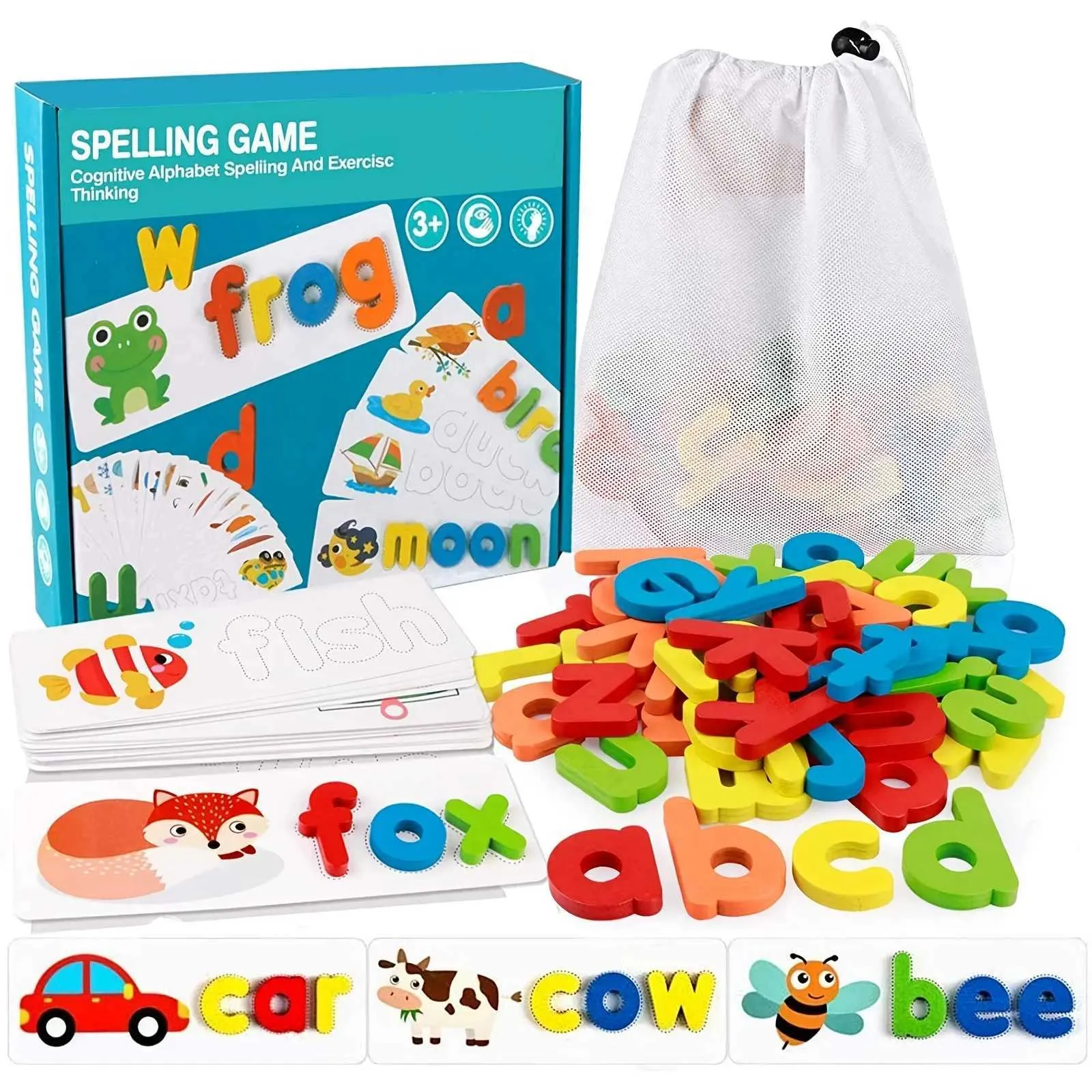 Preschool Learning Games: See Spell Fun! Educational Toys for
