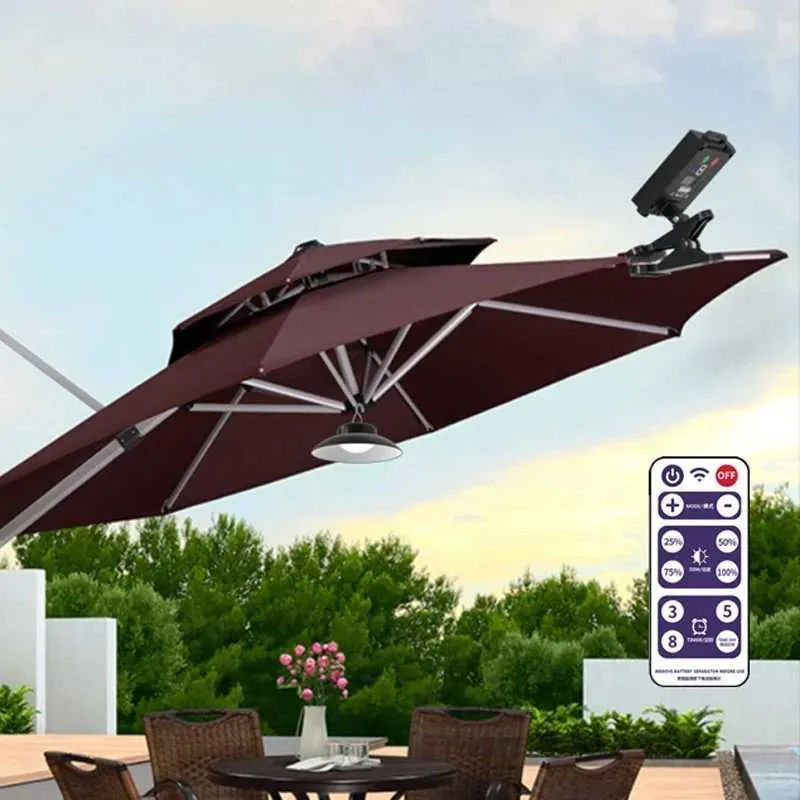 Patio Parasol Solar Clip LED Light Portable USB Rechargeable Solar Outdoor  Patio Garden Umbrella Light from Dhgate Solar Camping Lantern - price 31.99