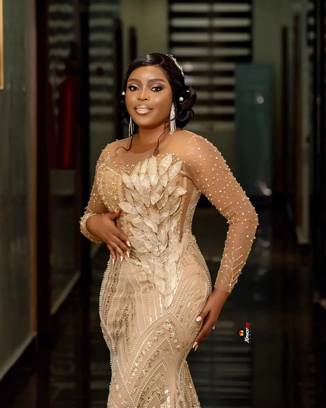 Champagne Sequin Trumpet Mermaid Prom Dress with Lace-up Back and Sweep  Train from Dhgate Prom Dresses - price 306.54