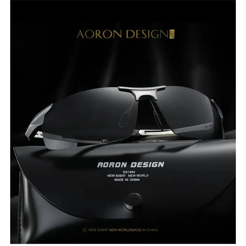 2024 NewPolarized Sunglasses for Men Aluminum Frame Sports Driving Sun Glasses UV400 Protection Male Classic Luxury Eyewear