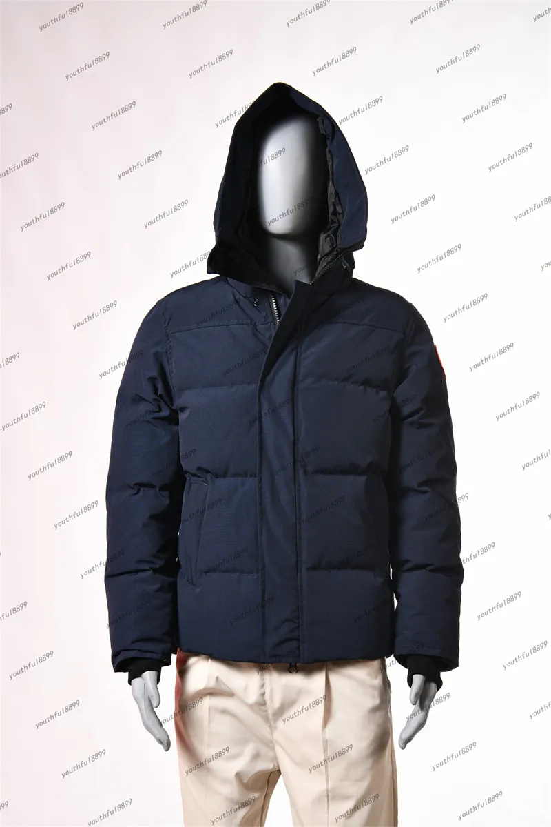 Vinterjacka för herr parka med luva och fuskpäls outdoor_voghion.com