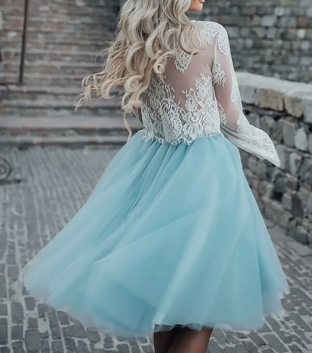 a line midi dress pattern Sherri Hill Short Lace A-Line Homecoming Dress 55804 main image 0