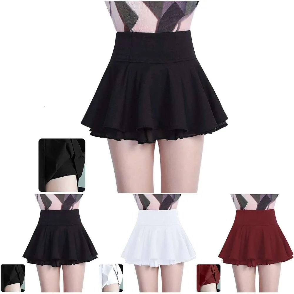 High Waist Pleated Mini Skirt Classic Black Tennis Style Shop