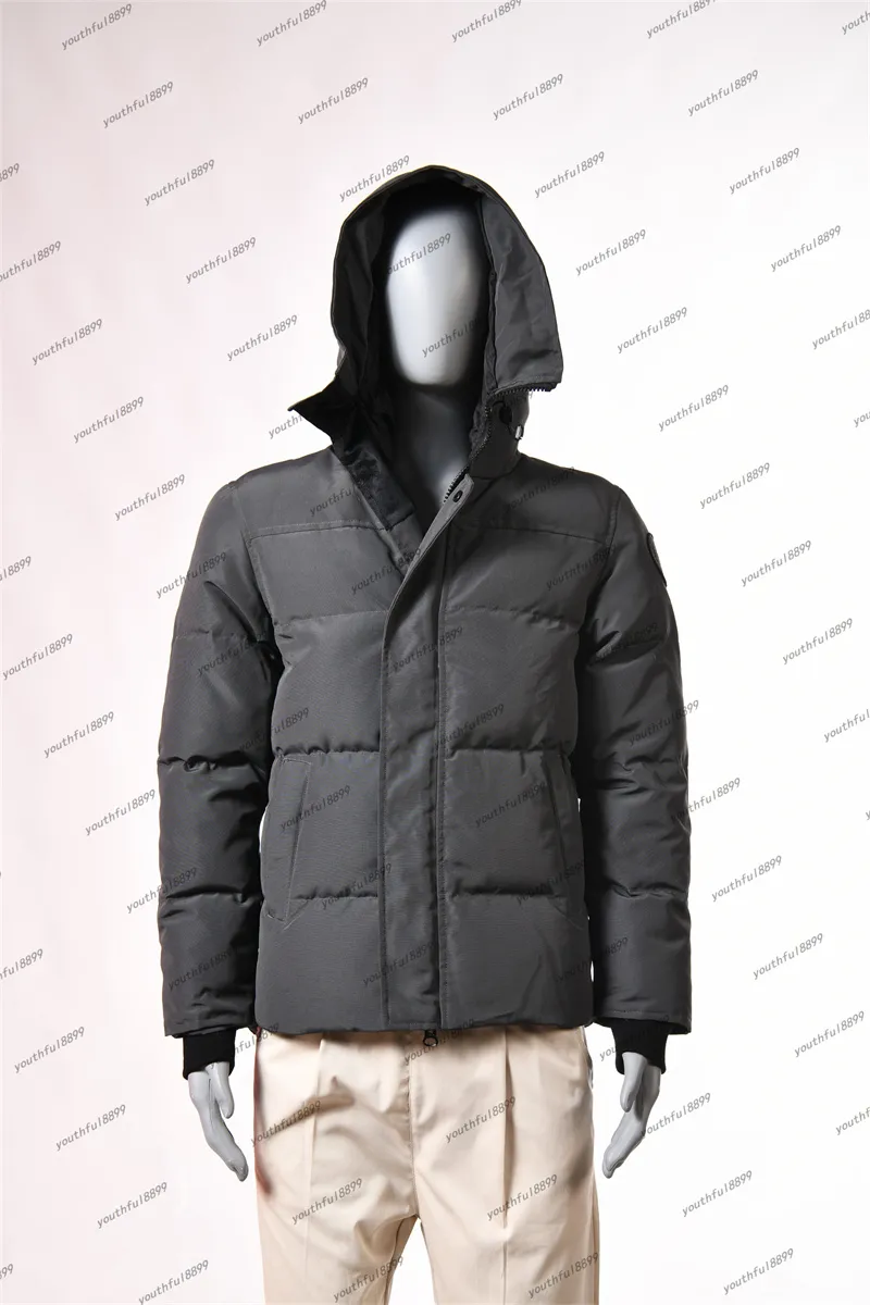 Vinterjacka för herr parka med luva och fuskpäls outdoor_voghion.com