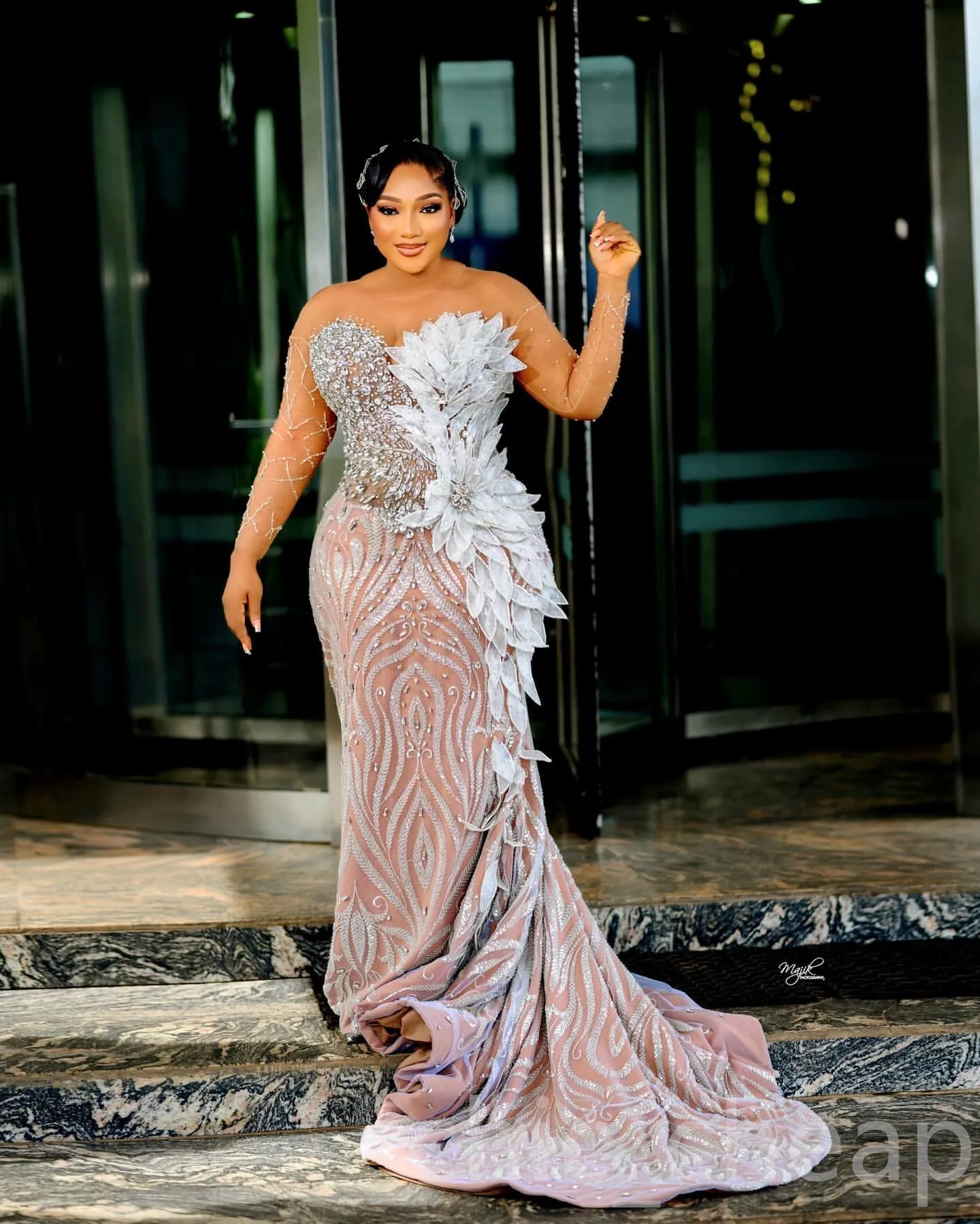 African Aso Ebi Ivory Illusion Mermaid Prom Dress with Rhinestones and Lace-Up Back for Formal Occasions from Dhgate Prom Dresses - price 335.68 African Aso Ebi Ivory Illusion Mermaid Prom Dress with Rhinestones and Lace-Up Back for Formal Occasions from Dhgate Prom Dresses - price 335.68