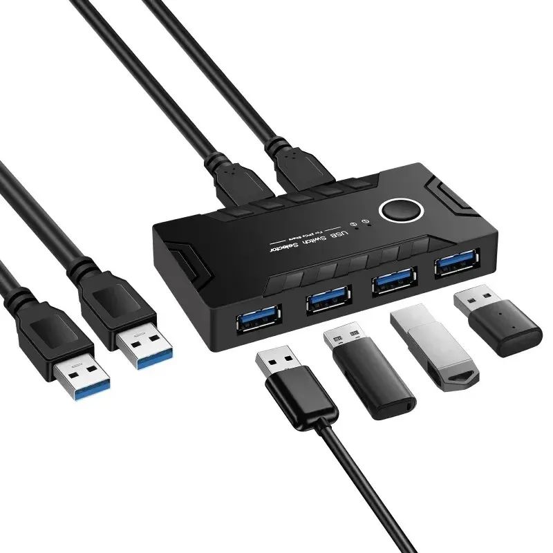 KV Switch VGA 4 Port - VGA KV Switch For 4 Coputers Share 1 Onitor