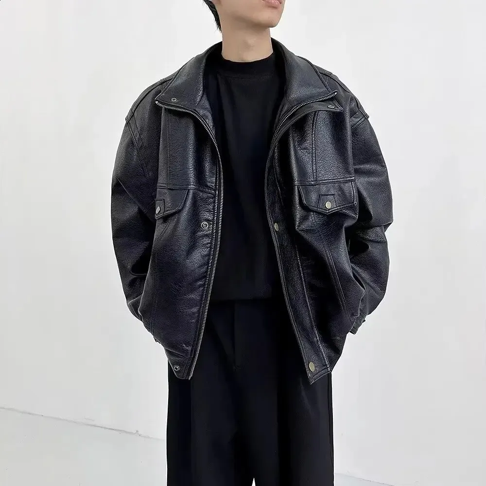 希少✨CUSTOM CULTURE フーデット ジャケット 八の字 羊革 黒 L