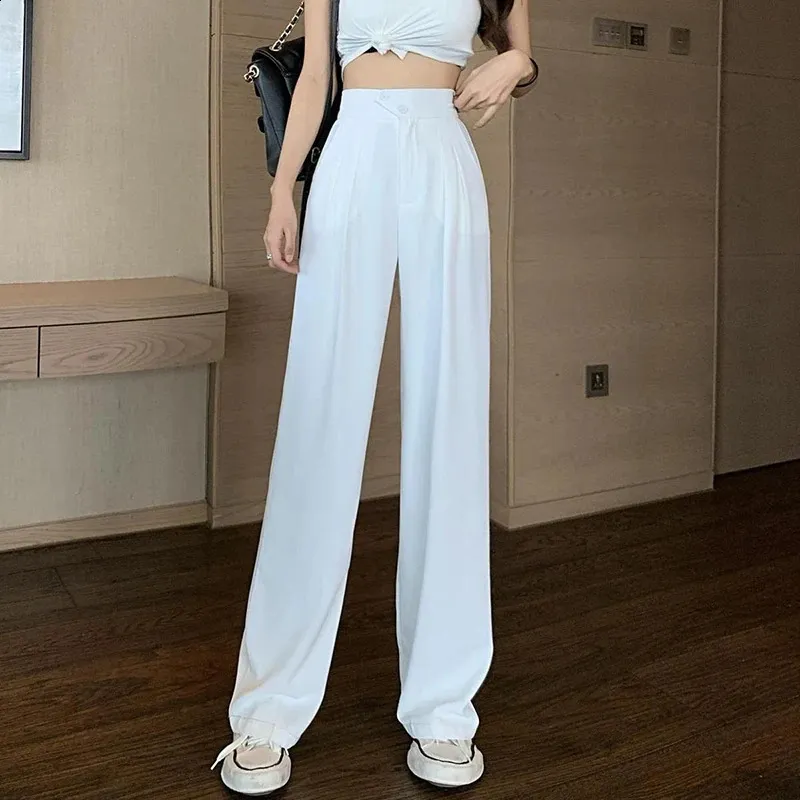 Y2K High Waist Wide Leg Pants - Fashionable Oversize