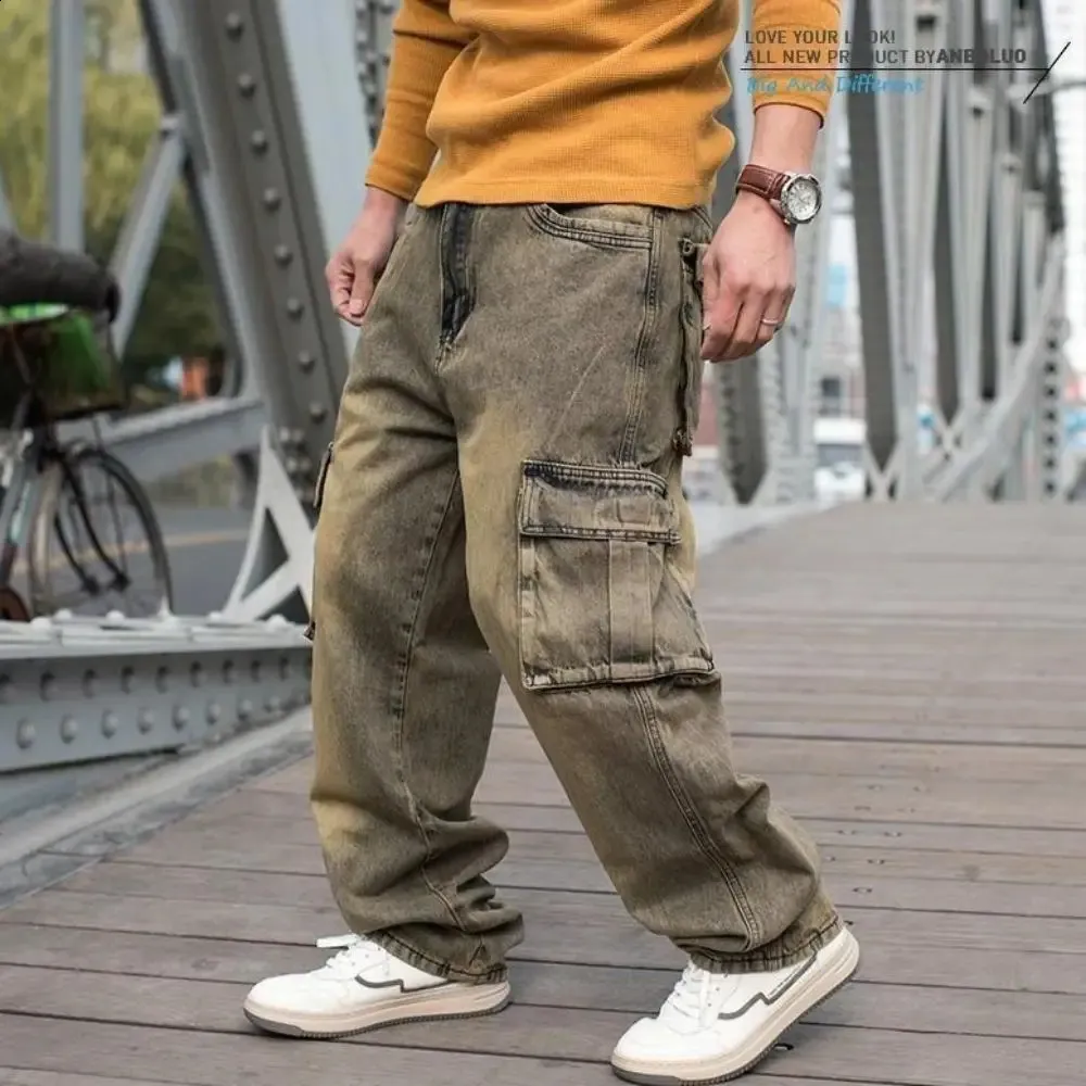 Pantalones Vaqueros Casuales Clásicos Para Hombre Pantalones Vaqueros Rasgados Con Agujeros Retro Pantalones Vaqueros Rectos Y Ajustados Pantalones Vaqueros De Moda Para Motociclistas 2 Colores