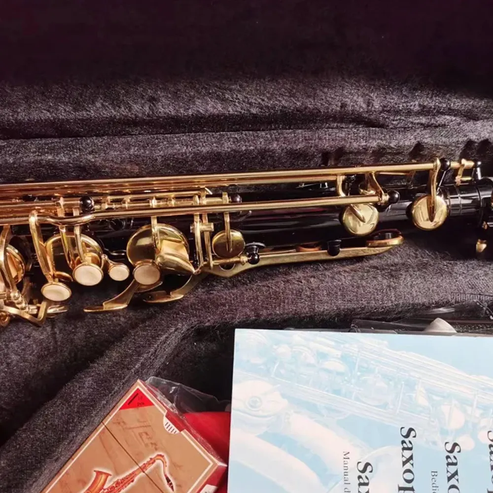 High-end Bb Tenor Saxophone Gold Lacquer YTS-82Z Yellow Brass Musical instrument Professional with Case Accessories