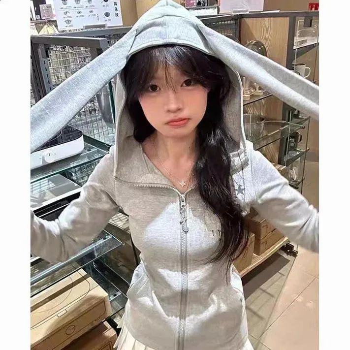 Full Zip Up Hoodie Womens: Premium Activewear Sweatshirt - Shop Now! Long Sleeve, Grey, Basic Style From Womens Hoodies & Sweatshirts - Price 57.89