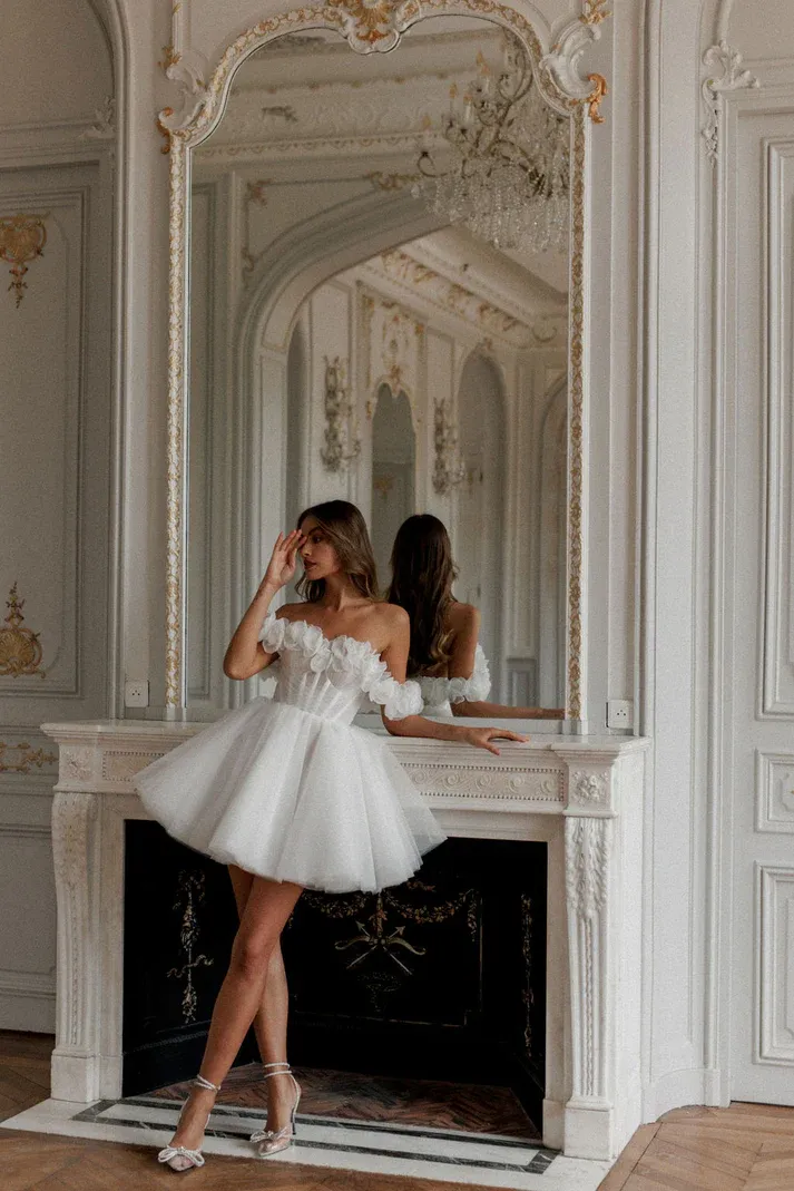 treat ürself tulle Bloom mini Dress