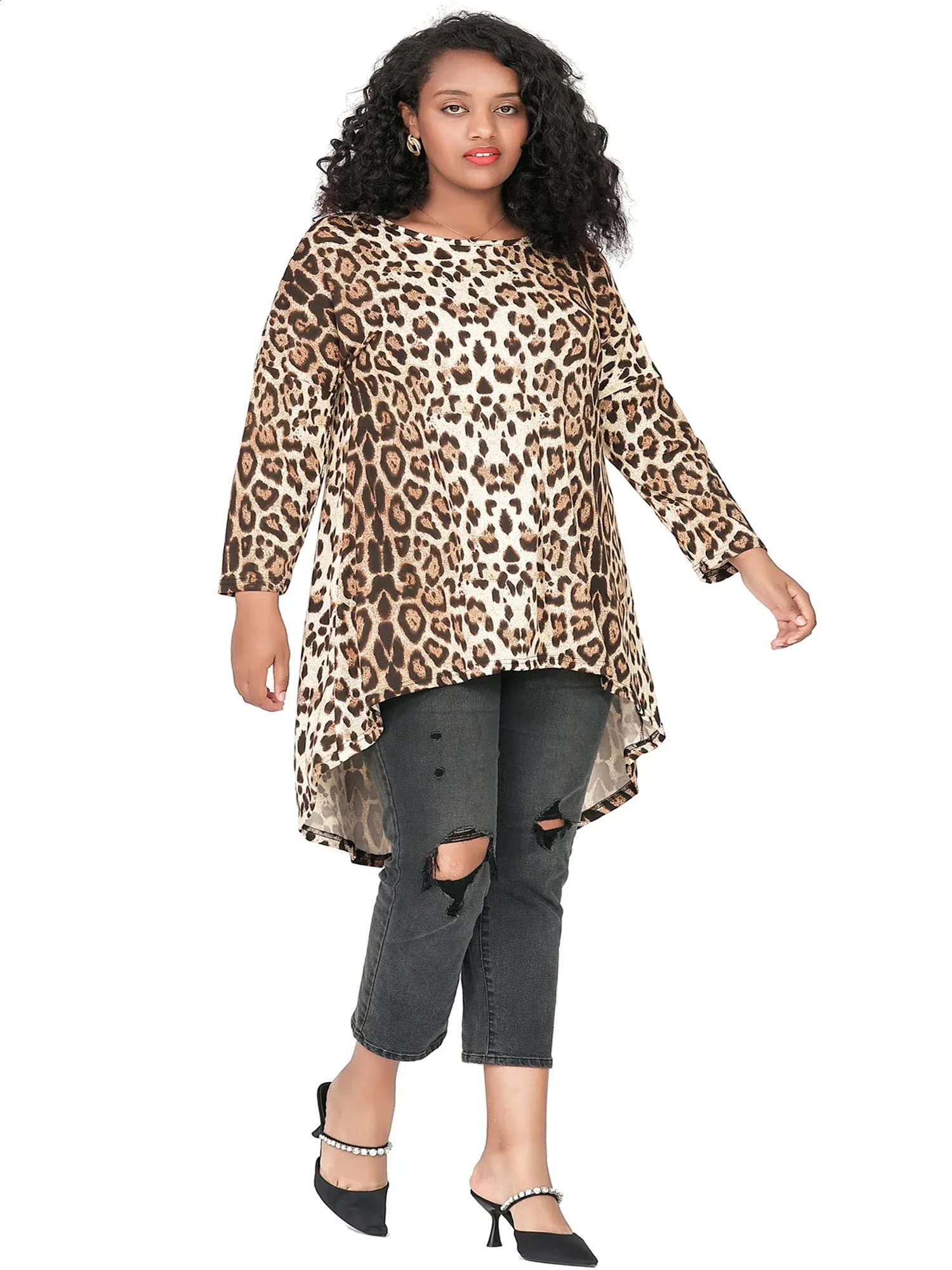 high low blouse plus size