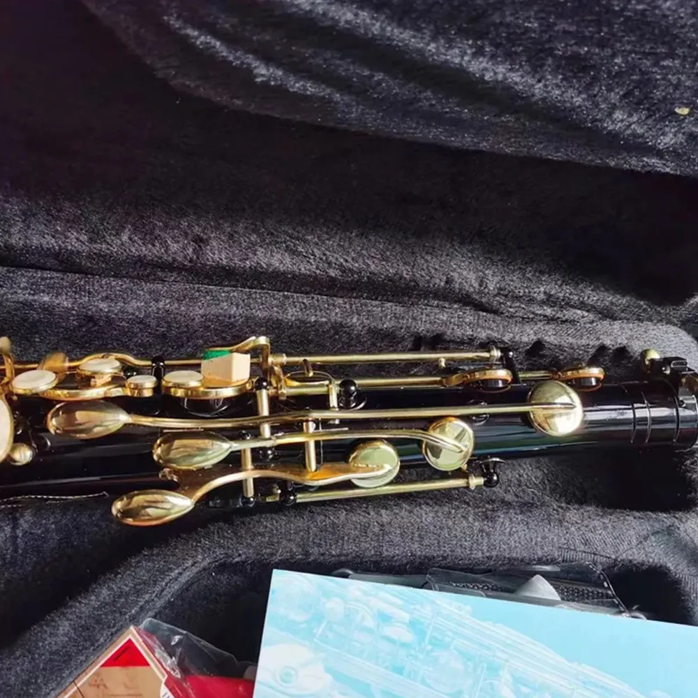 High-end Bb Tenor Saxophone Gold Lacquer YTS-82Z Yellow Brass Musical instrument Professional with Case Accessories
