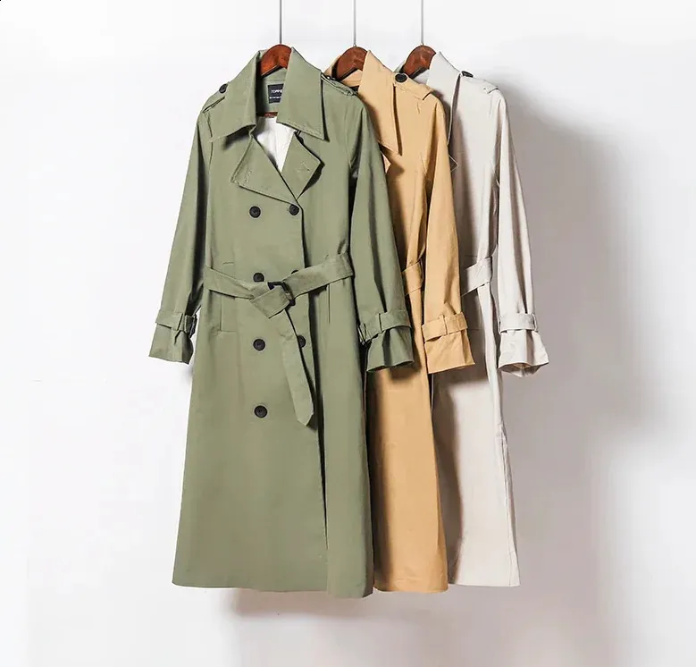 Stylish Double Breasted trench trench coat for Women