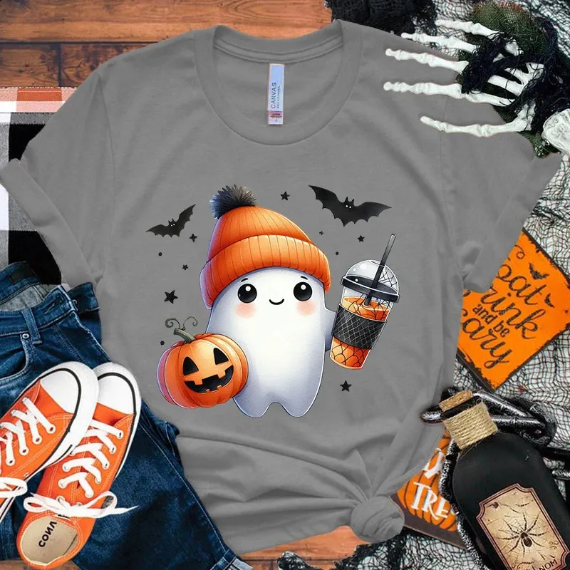 Funny Halloween Shirt For Women – Cute & Spooky Graphic Tee For Parties & Everyday Wear - View #4