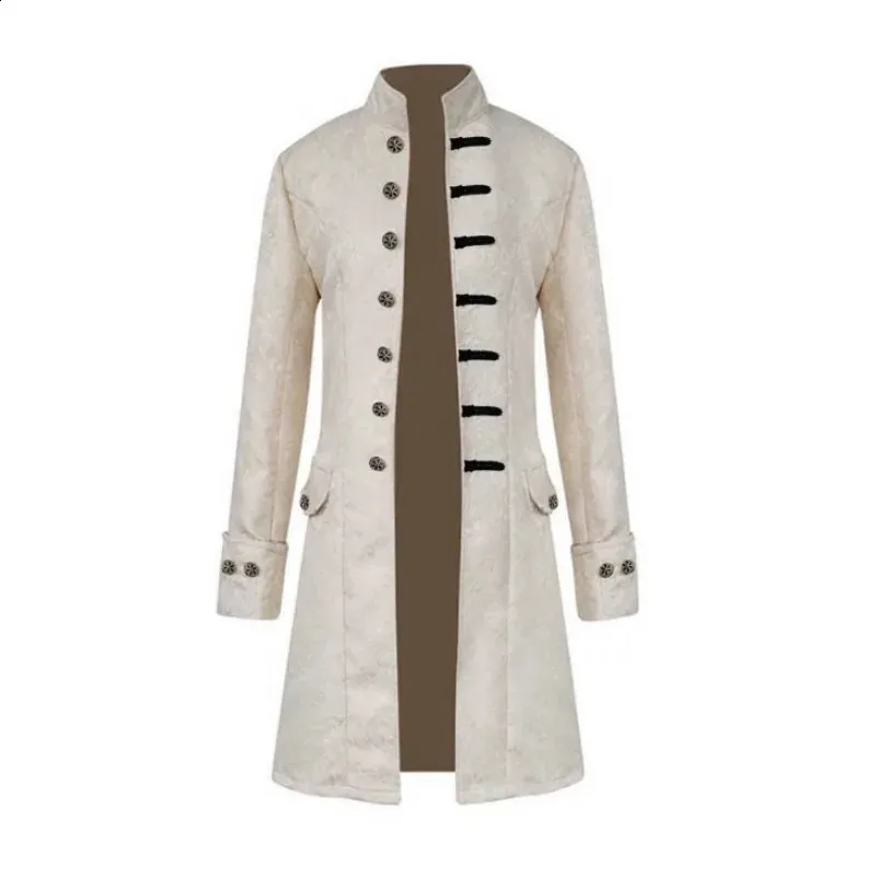 Veste Steampunk Gothique Homme – Style Médiéval Victorien – Costume Carnaval, Renaissance, Festival - 9