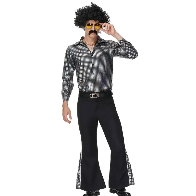 Pantalon Très évasé En Similicuir Noir à Détail Coutures